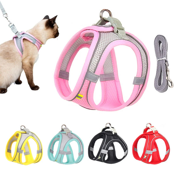 Escape Proof Cat Harness And Leash