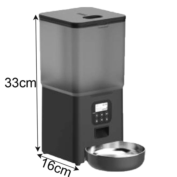 6L Automatic Transparent Pet Smart Feeder