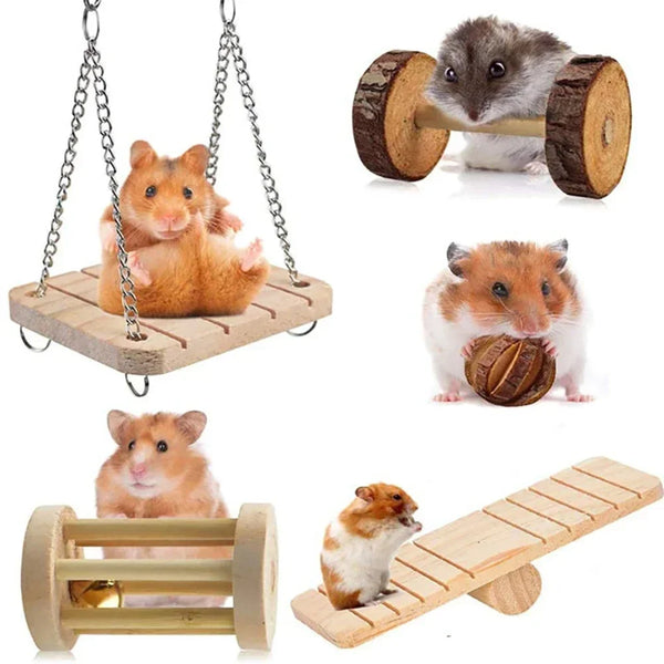 Natural Wooden Pets Toys