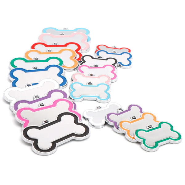 Pet 100Pcs 10 Colorful Bone Collars