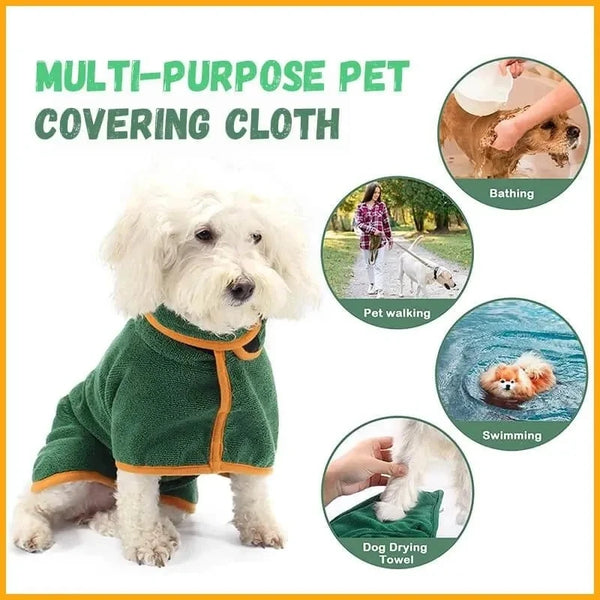 Dog Bathrobe Bath Towels