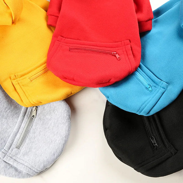 Large Clothes Winter Warm Dog Hoodies