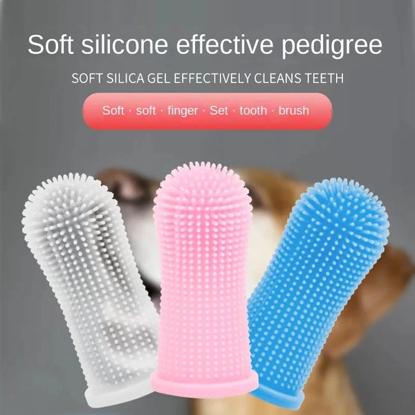 Silicone Dog Finger Toothbrush