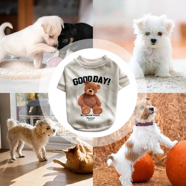 Cold Weather Warm Pet Pajamas Tshirt