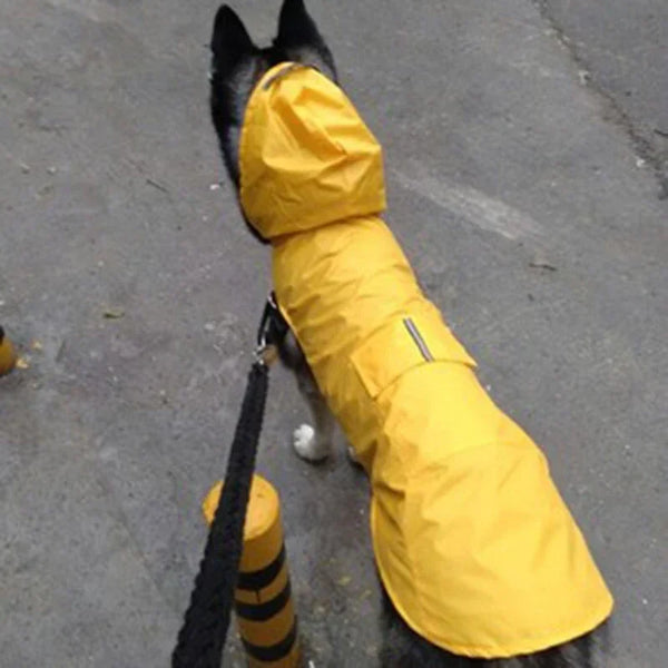 Waterproof Reflective Pet Hooded Raincoat