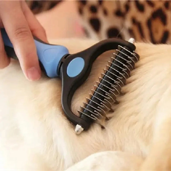 Dog Deshedding Double sided Brush