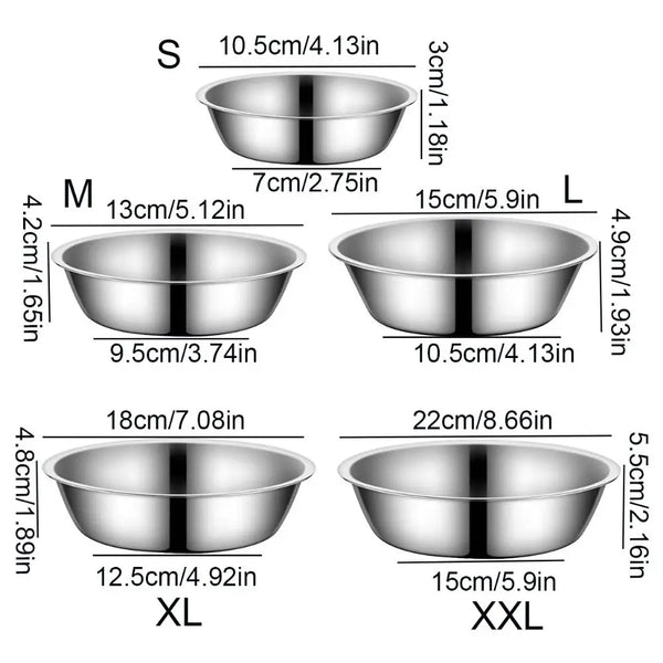 Stainless Steel Pet Feeding Bowl