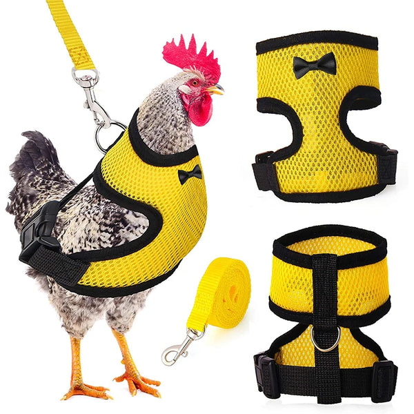 Adjustable Chicken Harness Leash