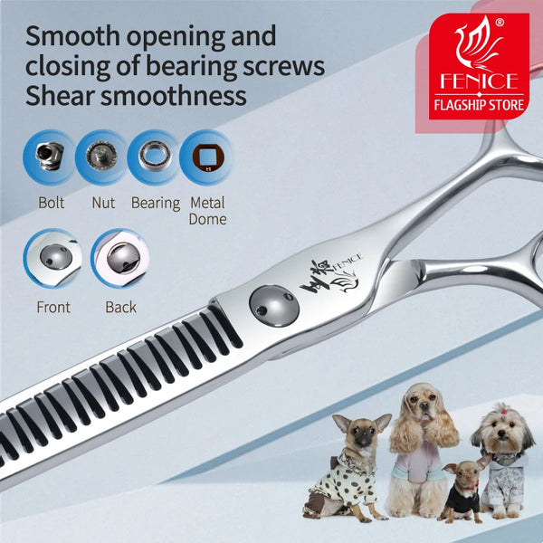 VG10 Steel Pet Grooming Chunker Scissors