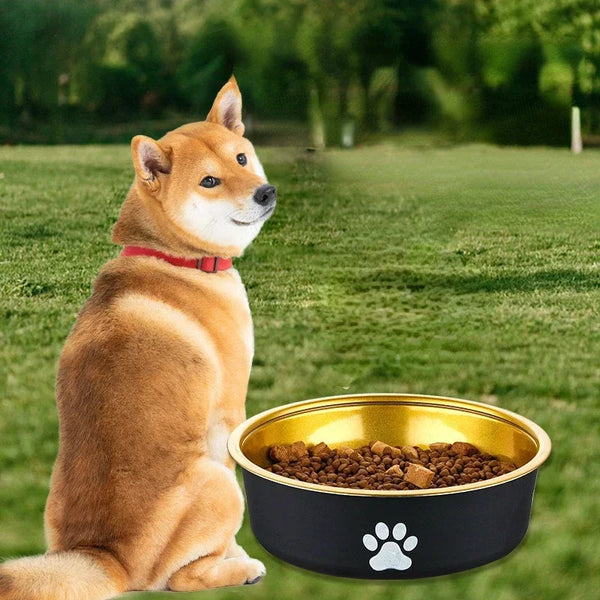 Stainless Steel Pet Non Slip  Feeding Bowls