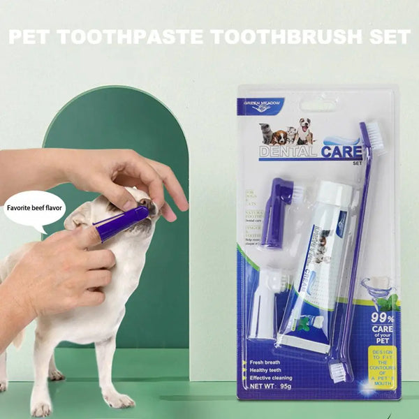 Pet Dental Care Toothpaste Toothbrush