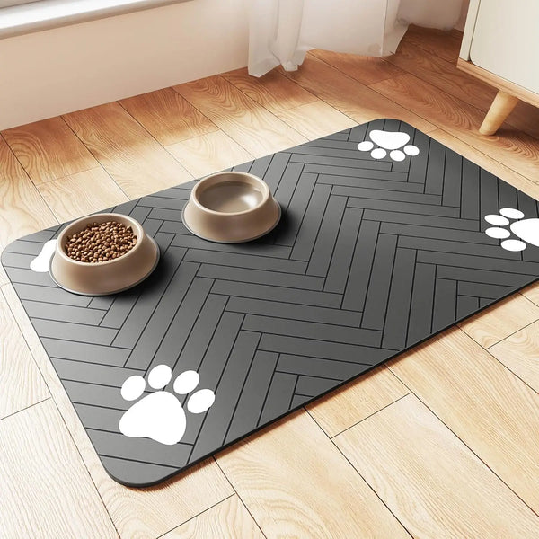 Pet Feeding Water-Absorbent Mat