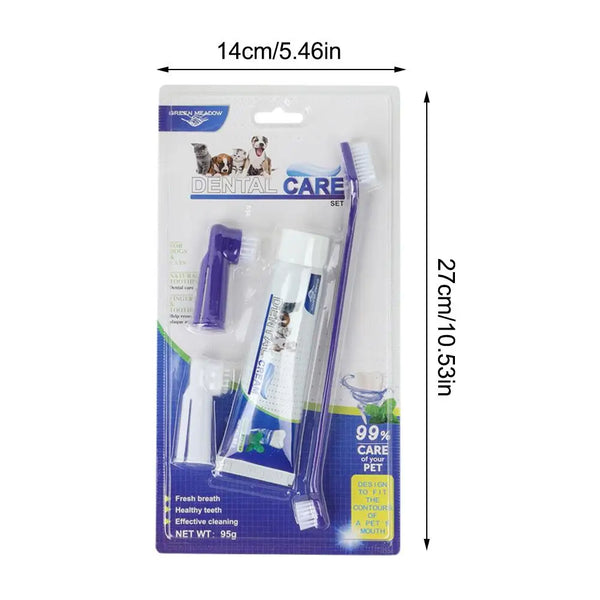 Pet Dental Care Toothpaste Toothbrush