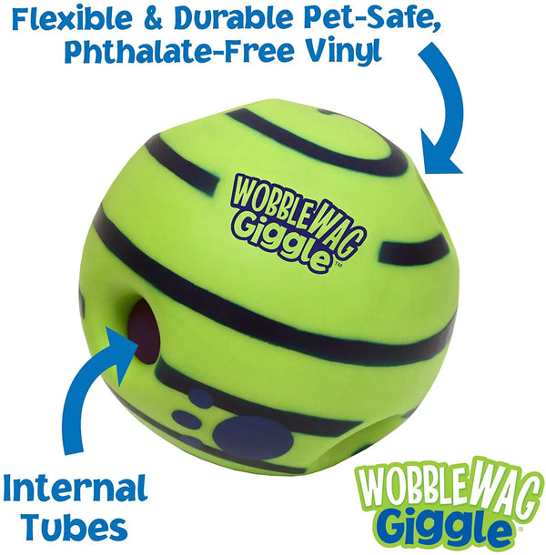 Pet Wobble Wag Giggle Glow Ball