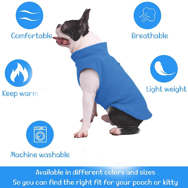 Winter Fleece Pet Warm Coat