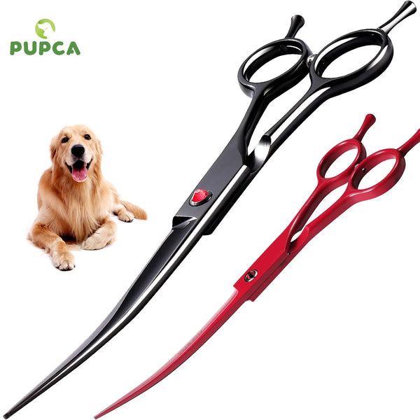 Portable Curved Pet Hair Scissors