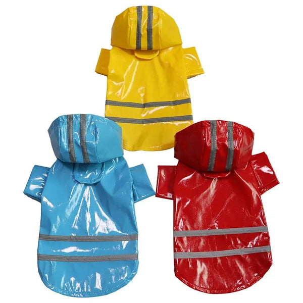 Pets Hooded  Breathable Raincoats