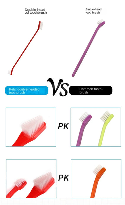 Double Sided Pet Toothbrush