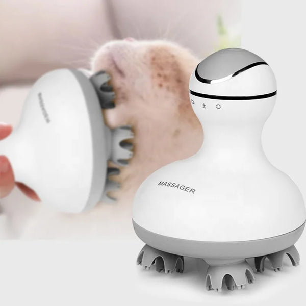 Electronic Waterproof Pet Massage Bath Brush