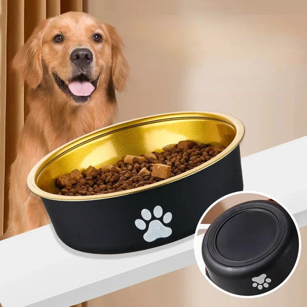 Stainless Steel Pet Non Slip  Feeding Bowls