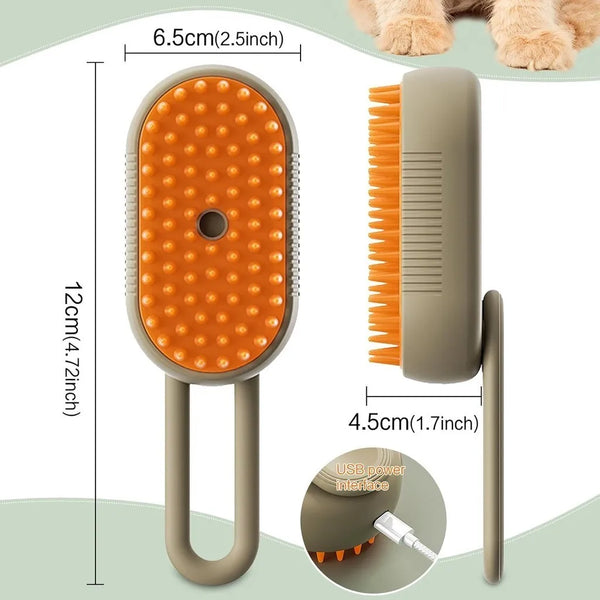 3 in 1 Steamy Pet's Brush