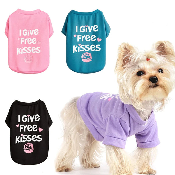 Sweet Print Pet Cotton T-shirt