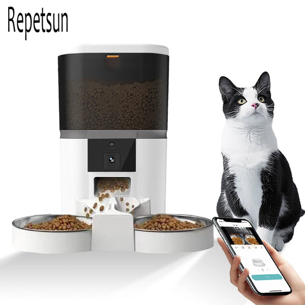 4L With HD Camera Automatic Pet Feeder