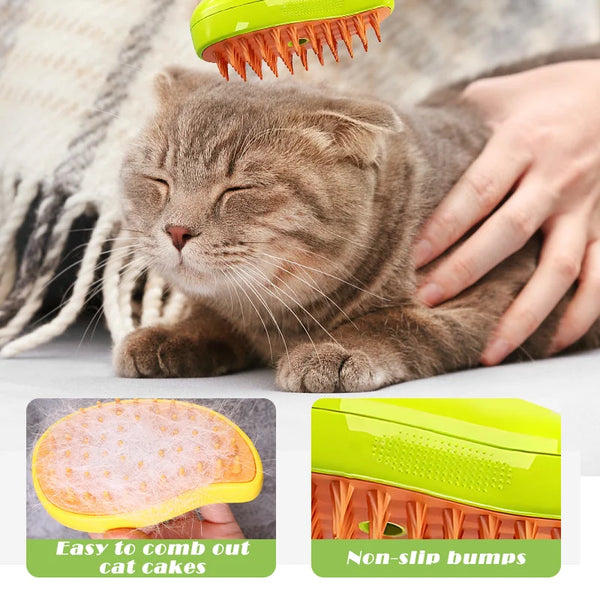 Electric Spray Pet Hair Brush