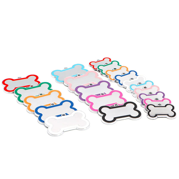 Pet 100Pcs 10 Colorful Bone Collars