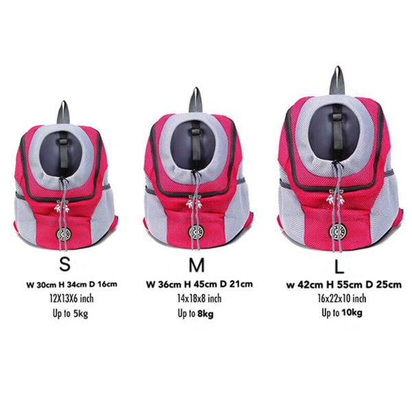 Double Shoulder Portable Travel Pet Backpack