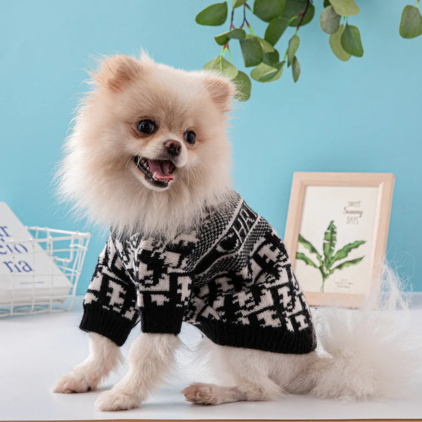 Coral Fleece Cute Dog Clothes Warm Sweatshirt