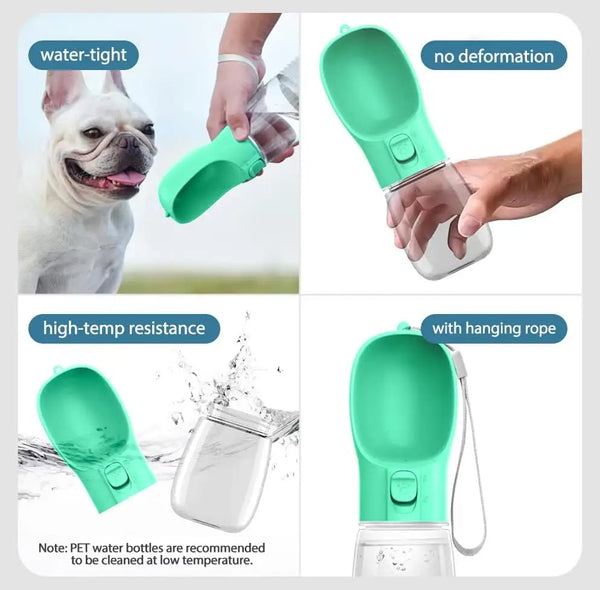 Pet Leakproof Walking Drinking Bottle