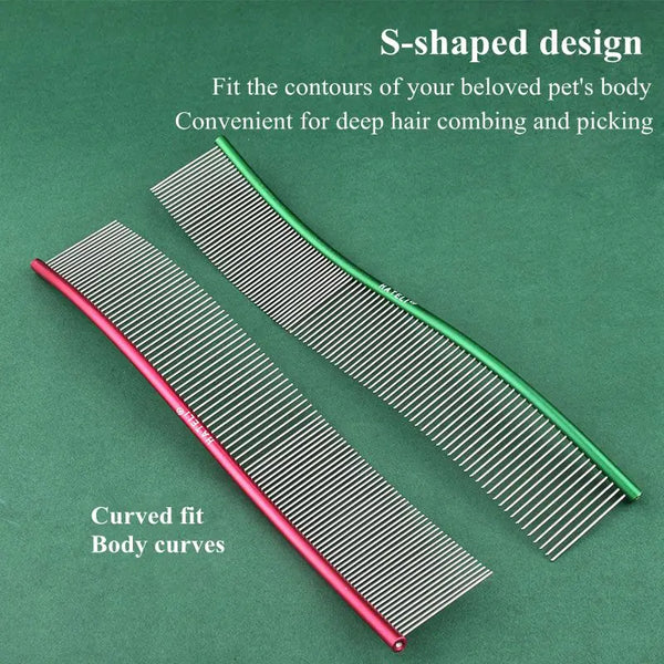 22cm Dog Curved Comb