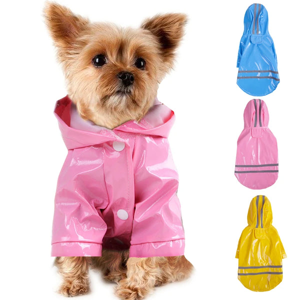 Pet Rain Coat S-XL Hoody