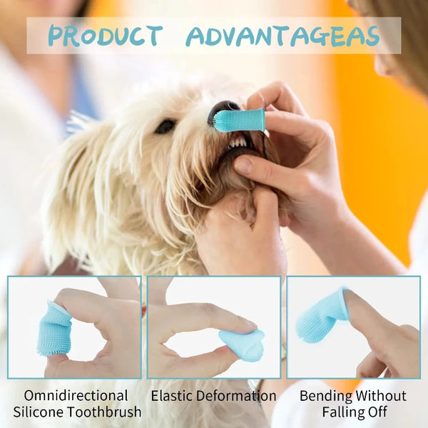 Silicone Dog Finger Toothbrush