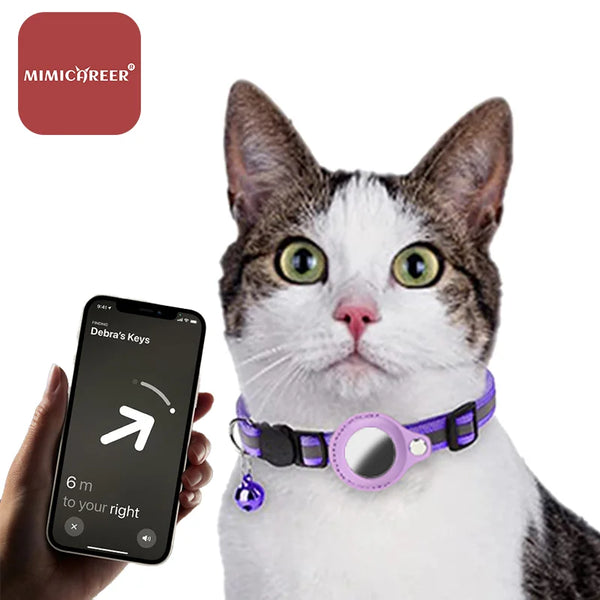 For Airtag Tracker Cat Collars